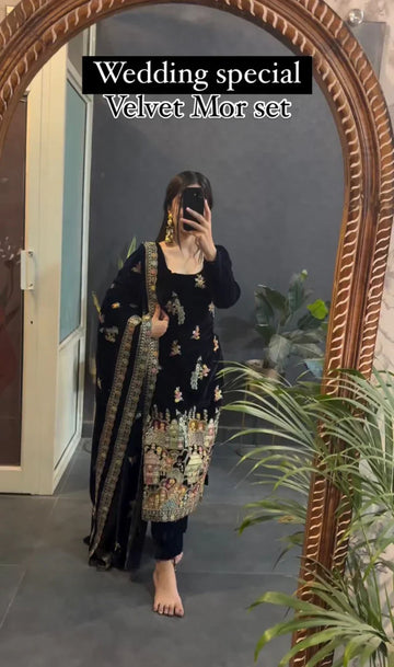 New Designer Pecock Suit