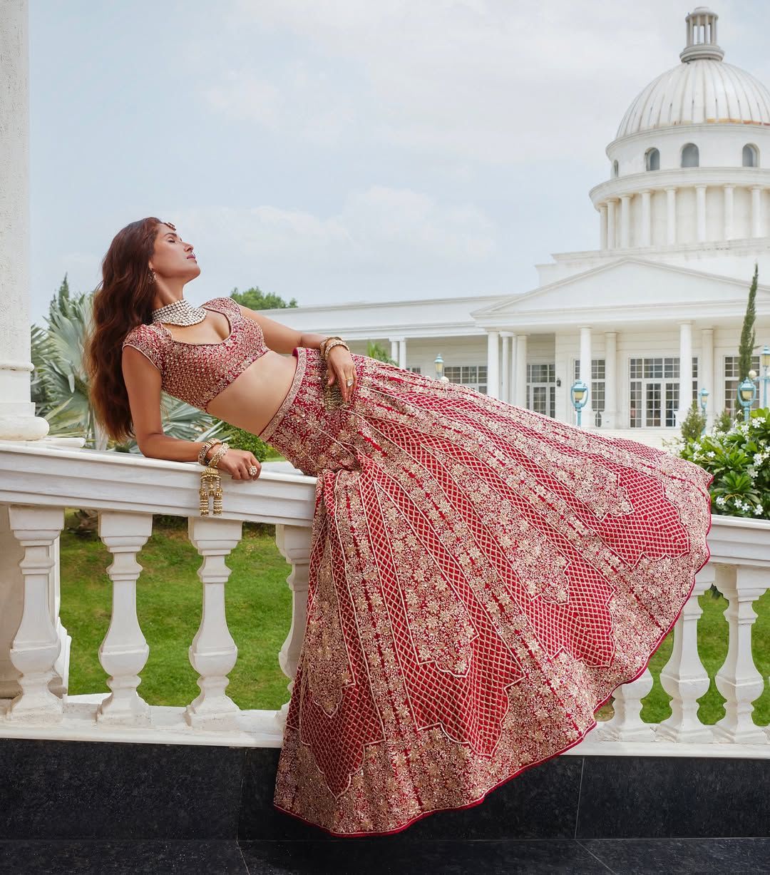 Auraluxe Malai Lehenga Choli