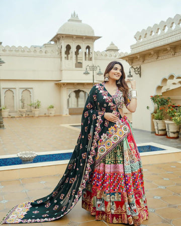 Pop Patola Navratri Lehenga Choli
