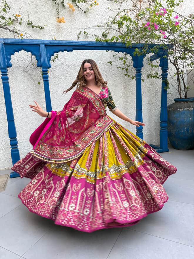 Chamunda Chic Navratri Lehenga Choli