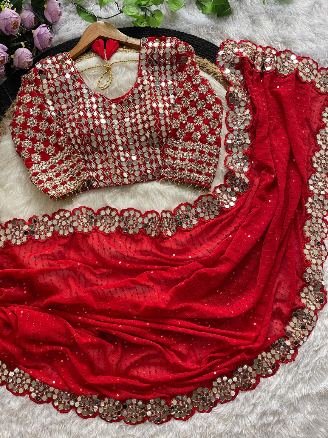 Mirror Mystique Saree