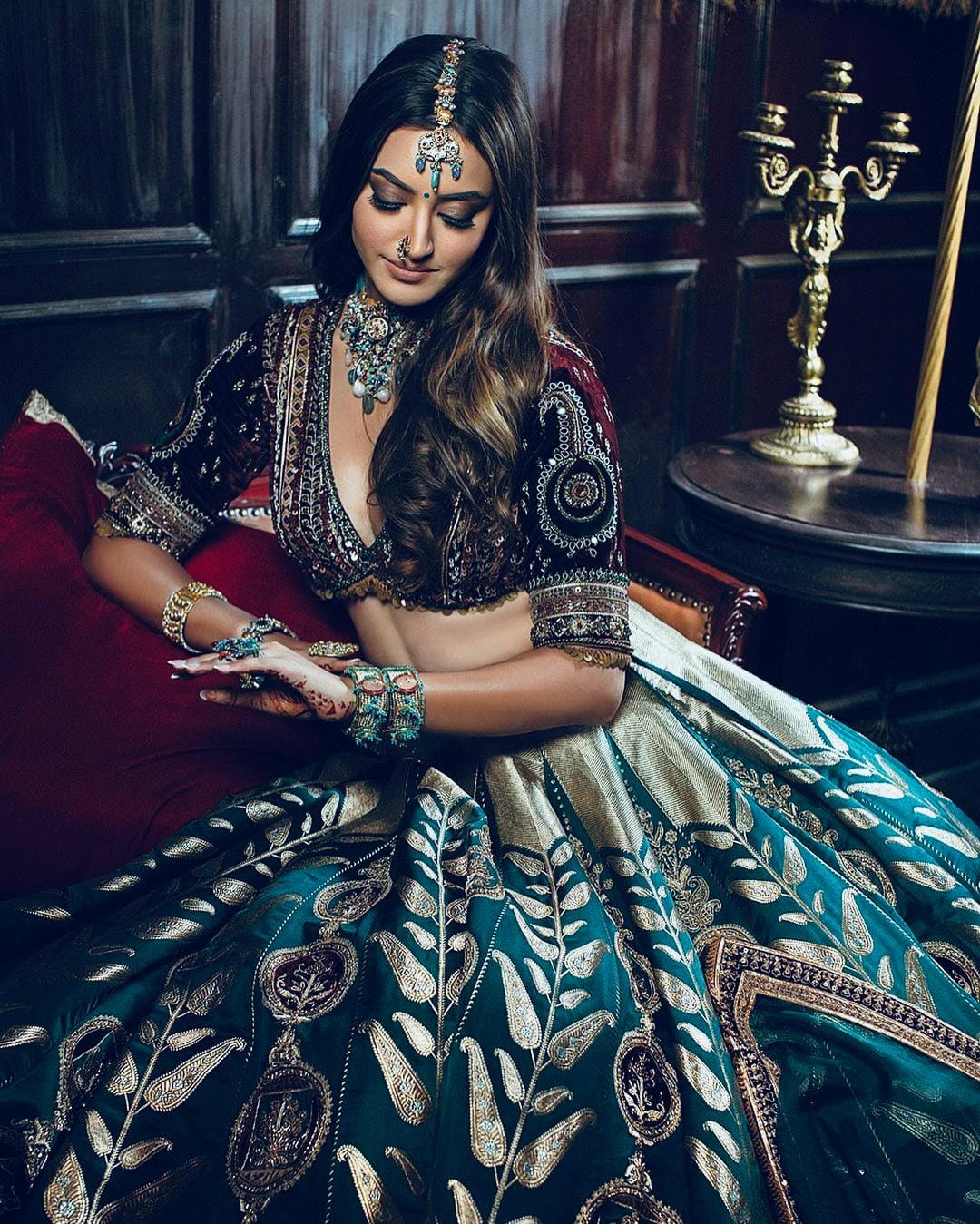 Nirala Neela Lehenga Choli