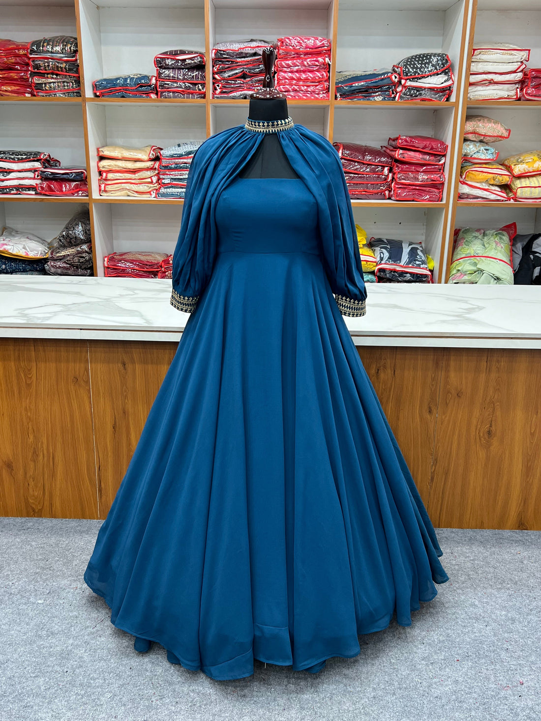 Fashionable Georgette Gown