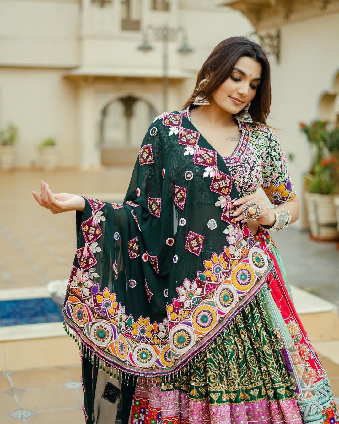 Pop Patola Navratri Lehenga Choli
