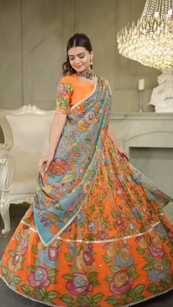 Leheriya Raas Navratri Lehenga Choli